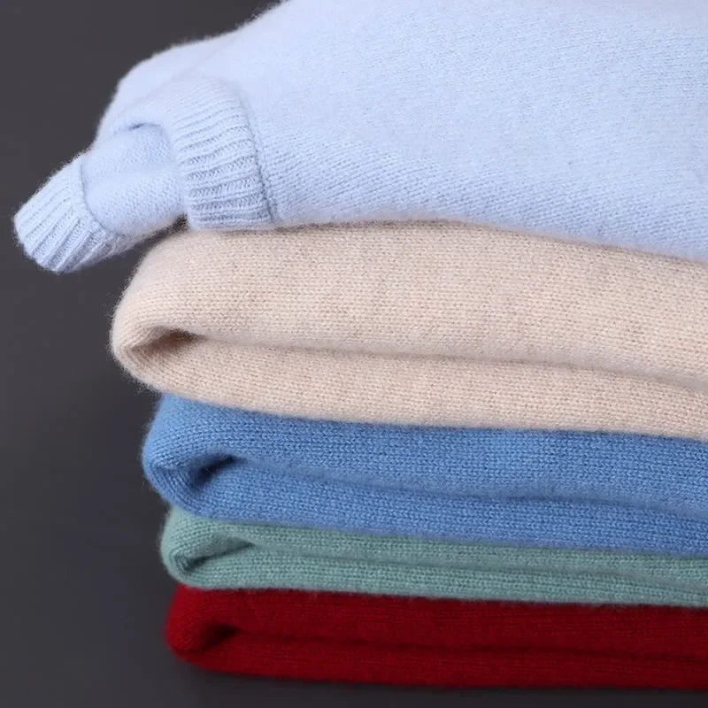 Men’s Soft Cashmere-Touch Crewneck Sweater - CristianLavian