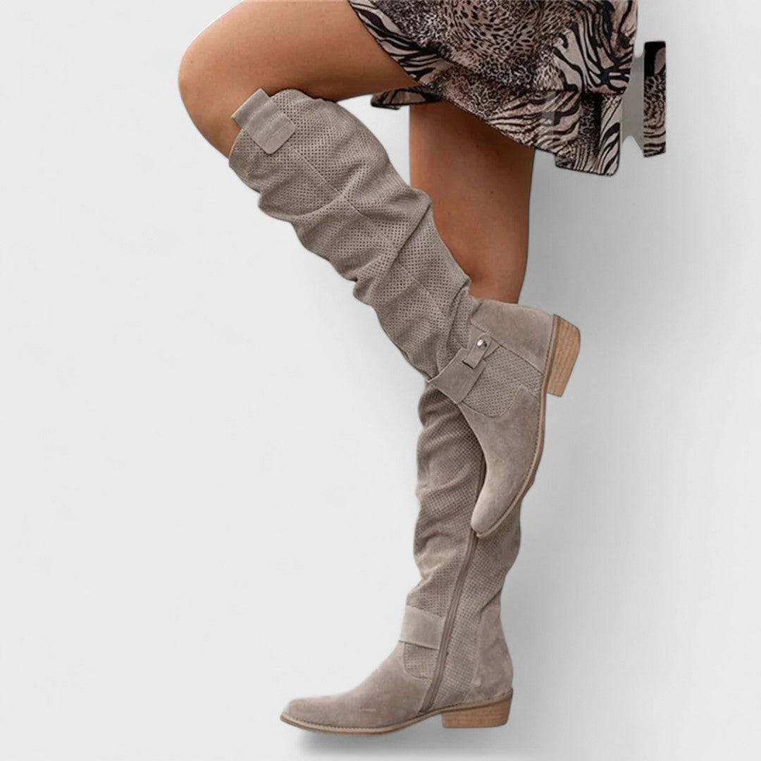 Women’s Tall Suede Slouch Boots