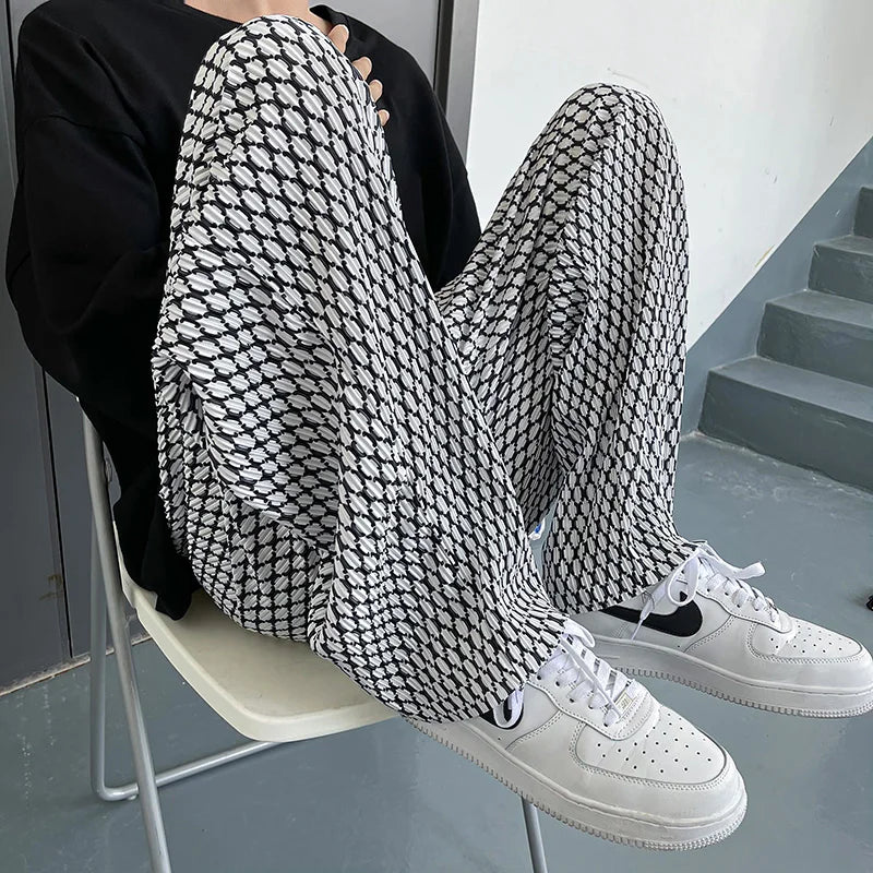 The NeoWave Patterned Wide-Leg Pants