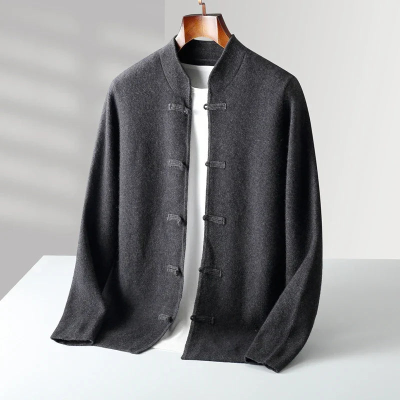 The Kyoto Minimalist Button Cardigan - CristianLavian