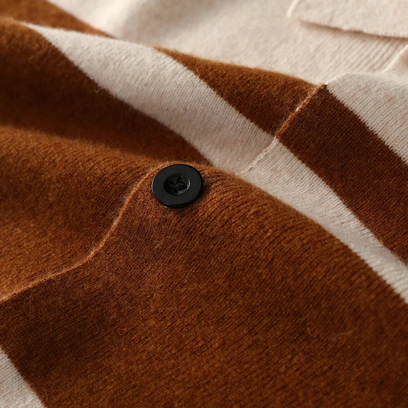 The Heritage Stripe Knit Cardigan - CristianLavian
