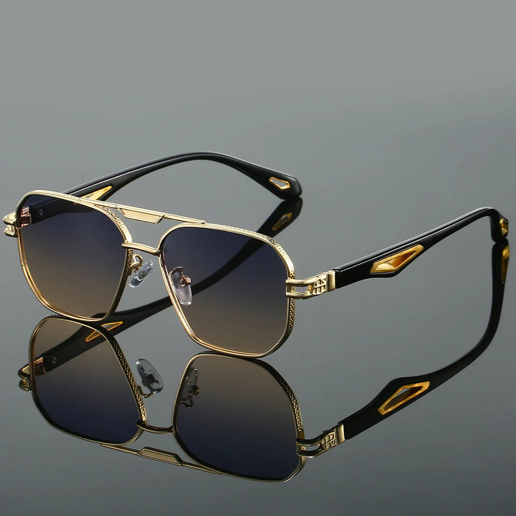 Monaco Gold Frame Sunglasses - CristianLavian