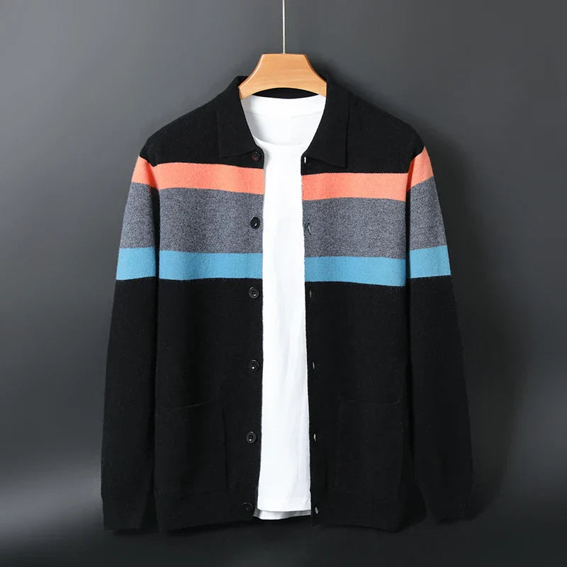 The Heritage Stripe Knit Cardigan - CristianLavian