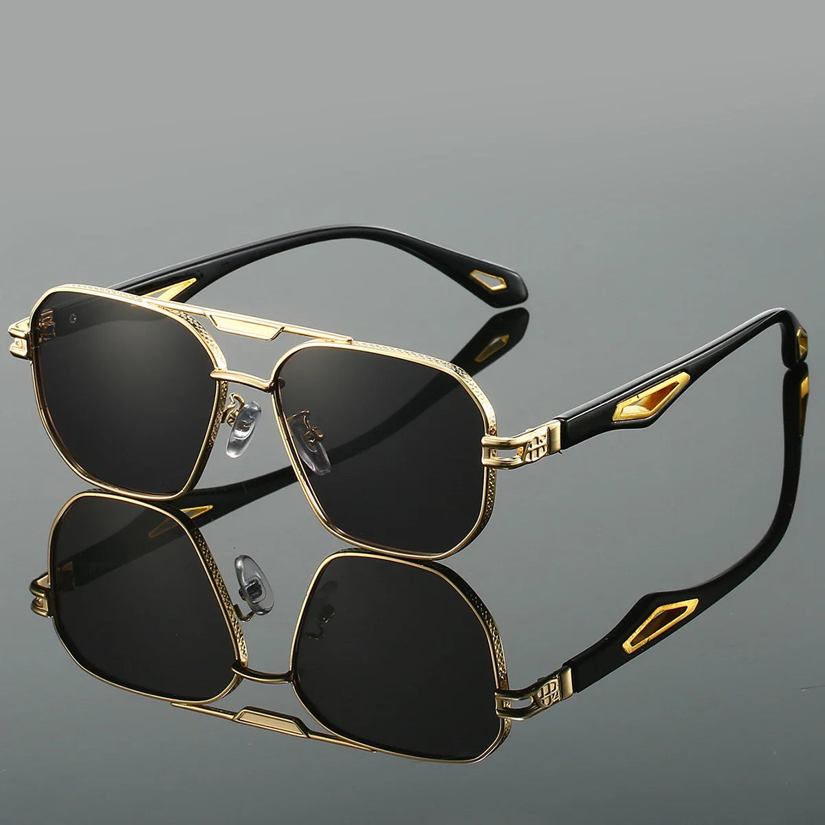 Monaco Gold Frame Sunglasses - CristianLavian