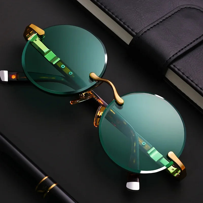 The Sovereign Emerald Round Frames - CristianLavian