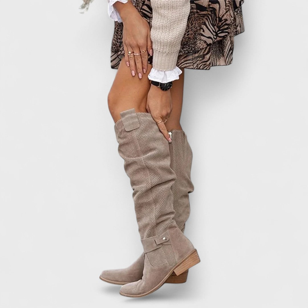Women’s Tall Suede Slouch Boots