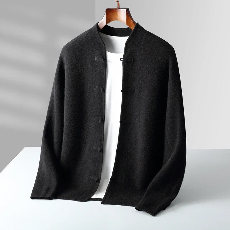 The Kyoto Minimalist Button Cardigan - CristianLavian