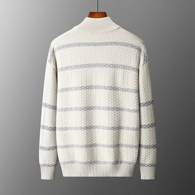 The Nordic Weave Zip Knit Jacket - CristianLavian