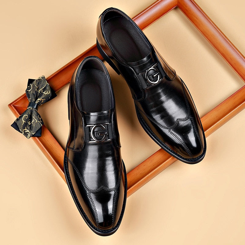 Men’s Classic Leather Dress Loafers