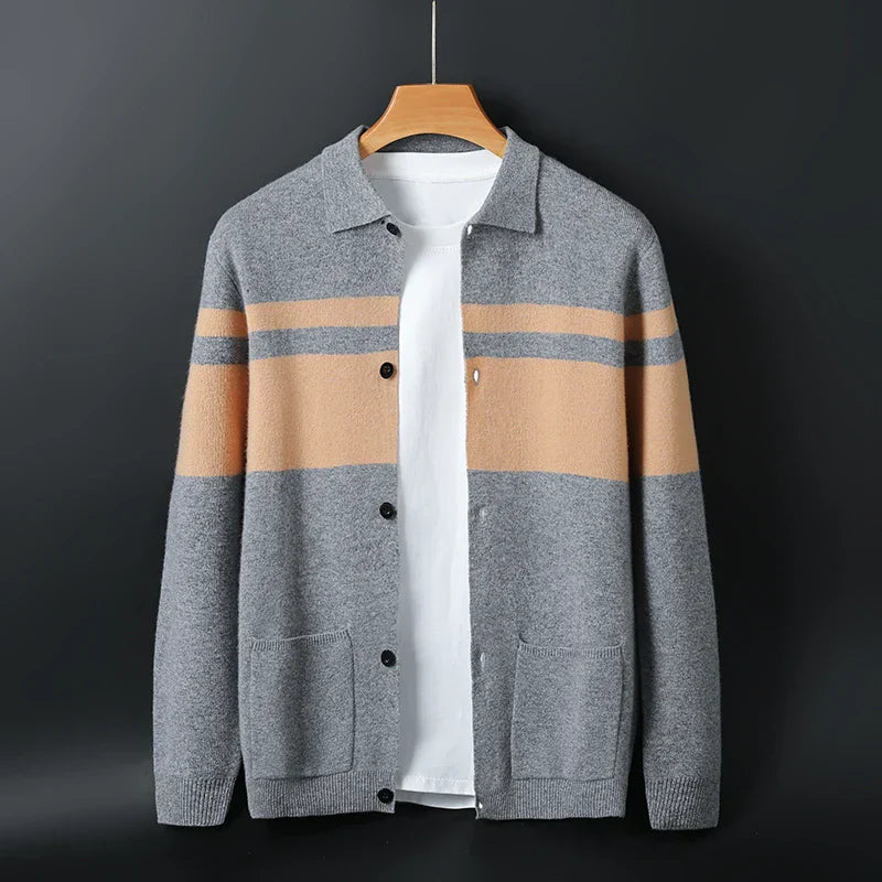 The Heritage Stripe Knit Cardigan - CristianLavian