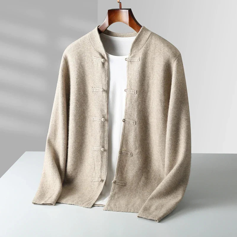 The Kyoto Minimalist Button Cardigan - CristianLavian