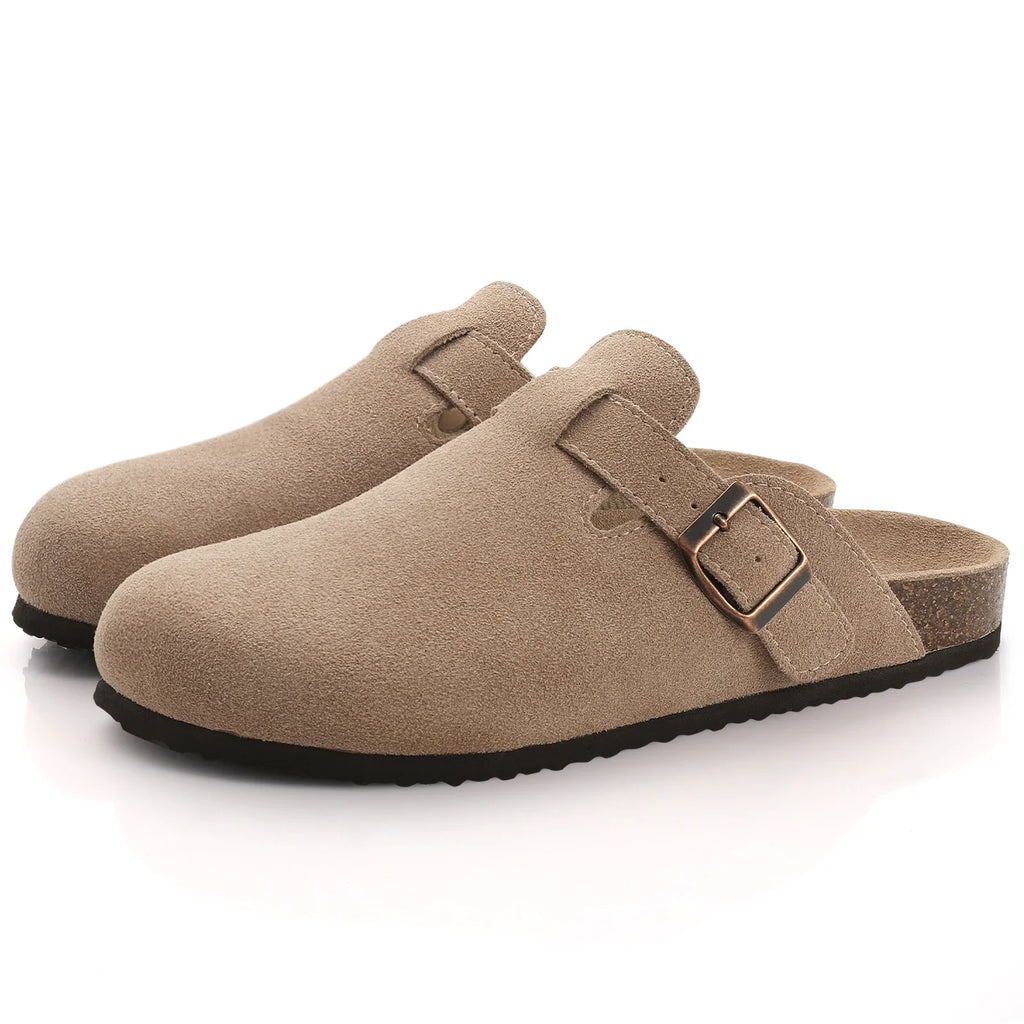 Lavian Suede Clogs - CristianLavian