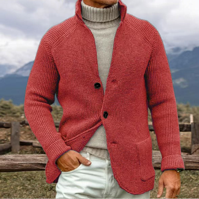Men’s Classic Knit Button-Up Cardigan - CristianLavian