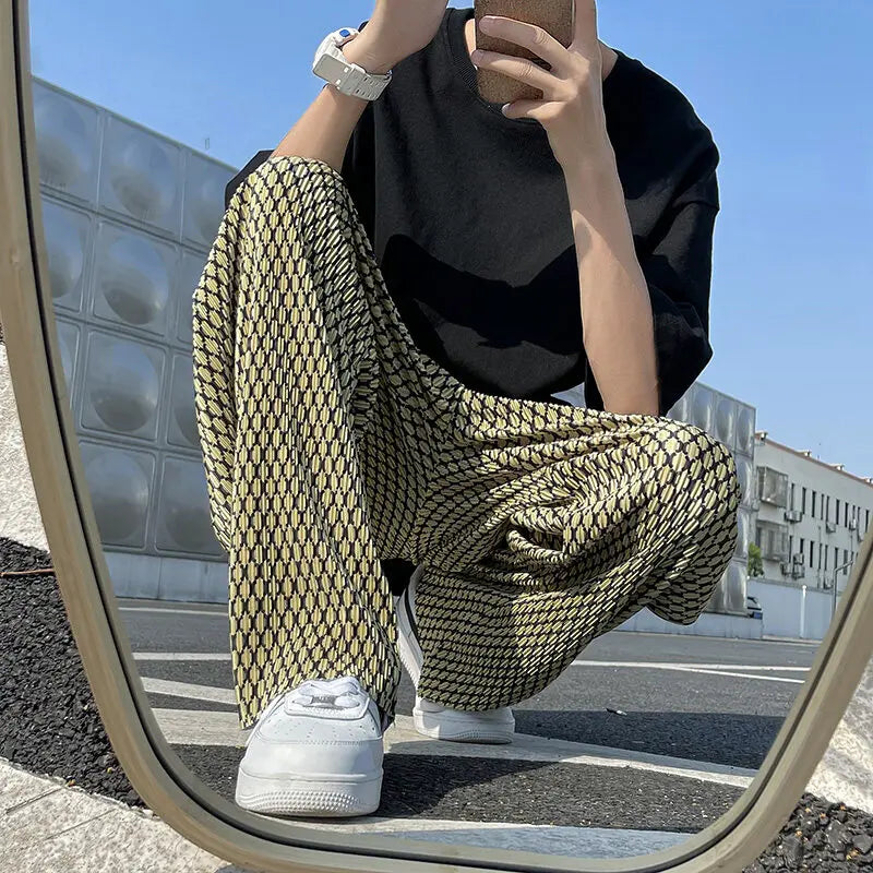 The NeoWave Patterned Wide-Leg Pants