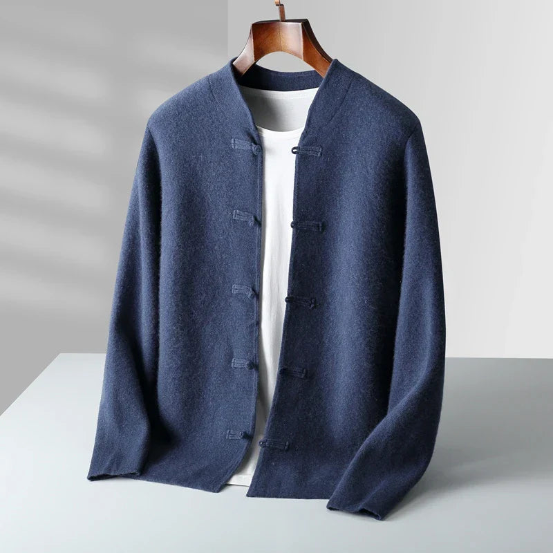 The Kyoto Minimalist Button Cardigan - CristianLavian