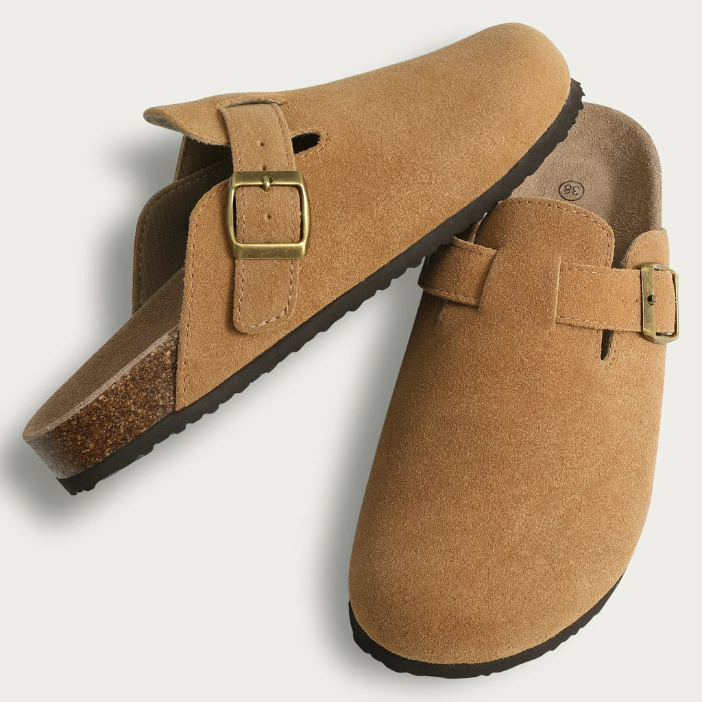 Lavian Suede Clogs - CristianLavian