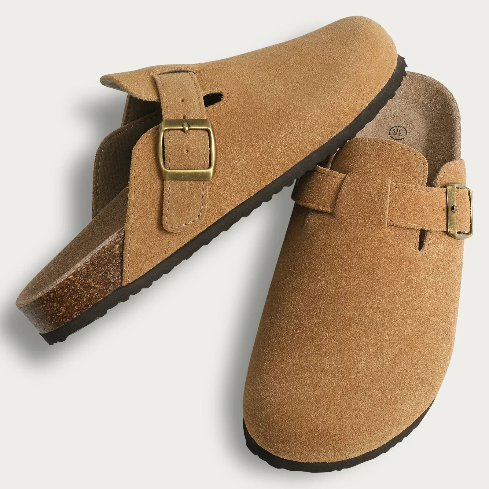 Lavian Suede Clogs - CristianLavian