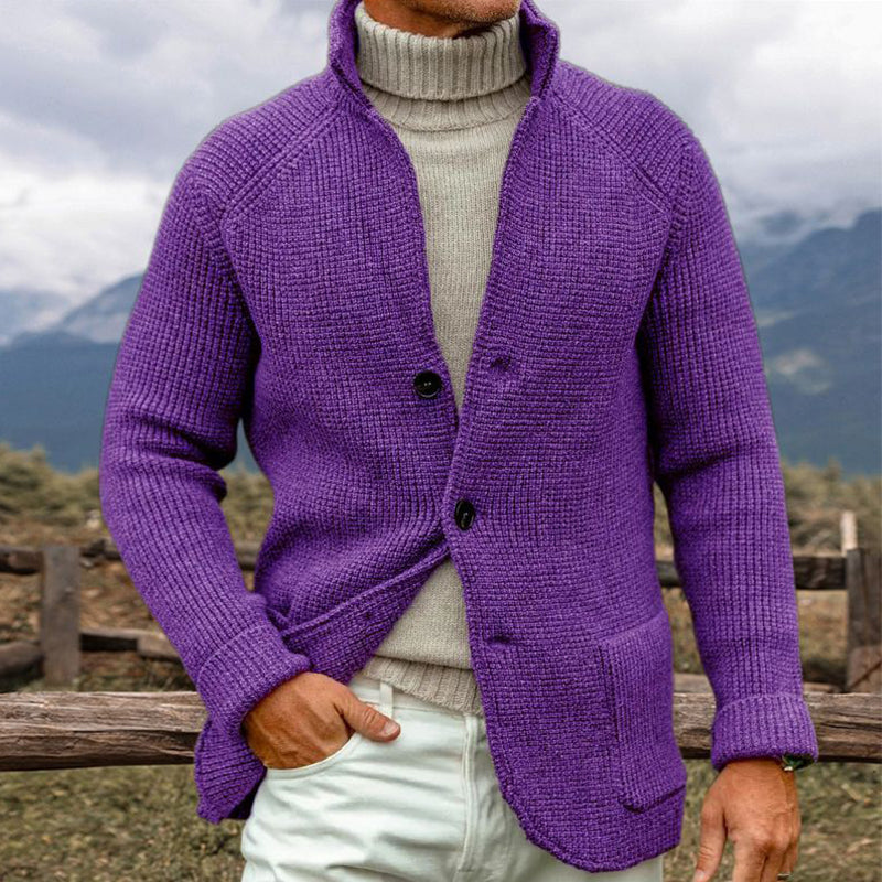 Men’s Classic Knit Button-Up Cardigan - CristianLavian