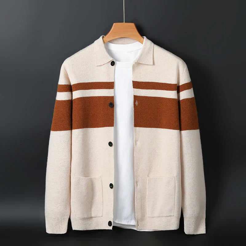 The Heritage Stripe Knit Cardigan - CristianLavian
