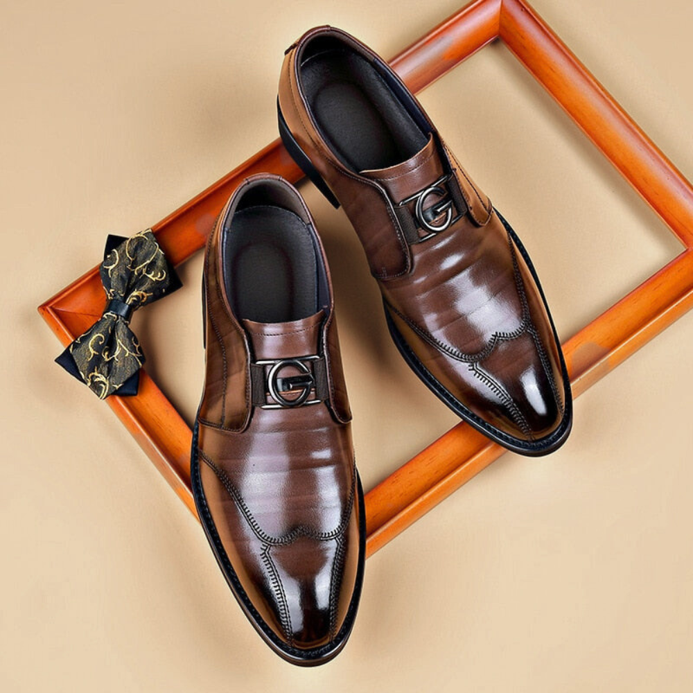 Men’s Classic Leather Dress Loafers