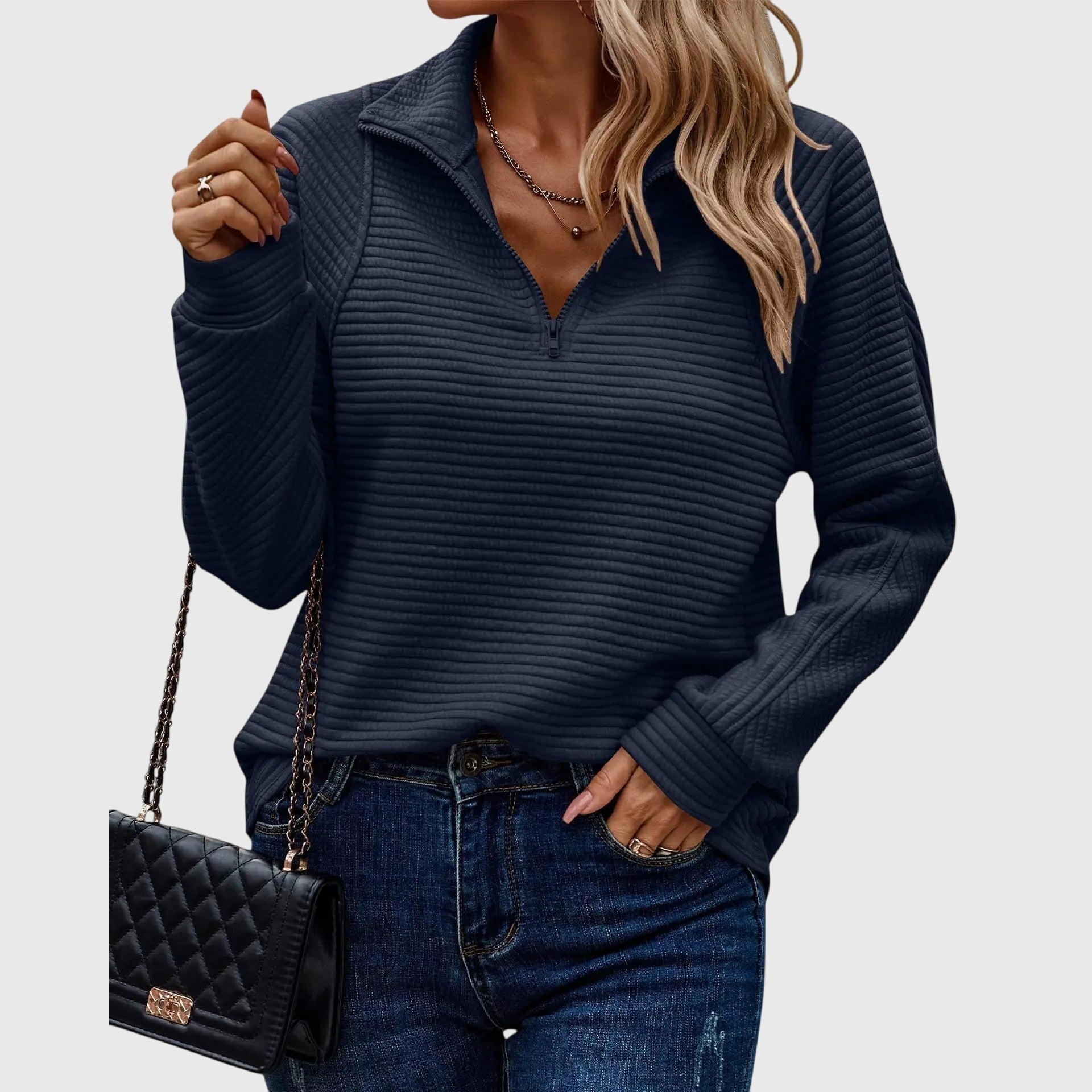 ComfyRidge Quarter-Zip Pullover