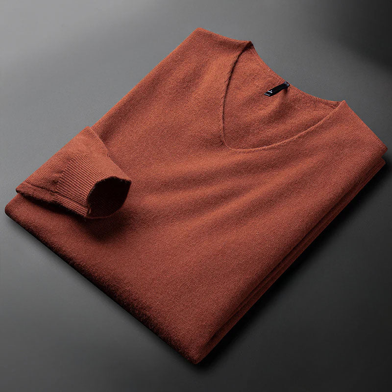 The Monarch Luxe V-Neck Sweater - CristianLavian