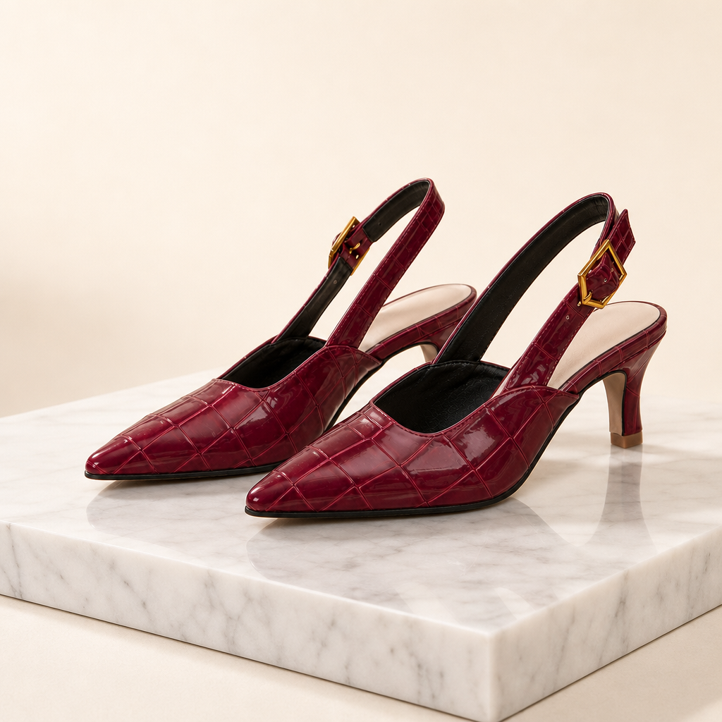 Skegness Croc Heels