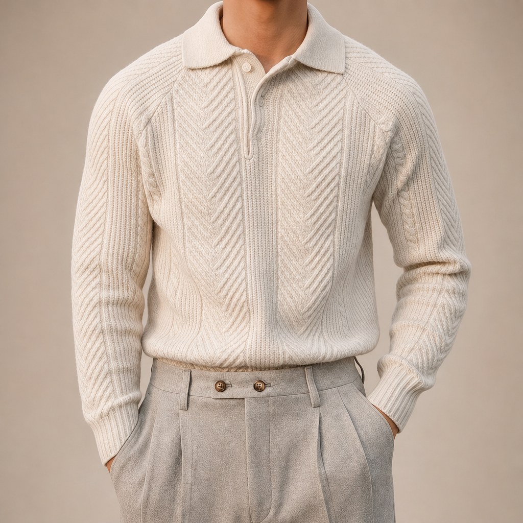 Alba Knitted Polo