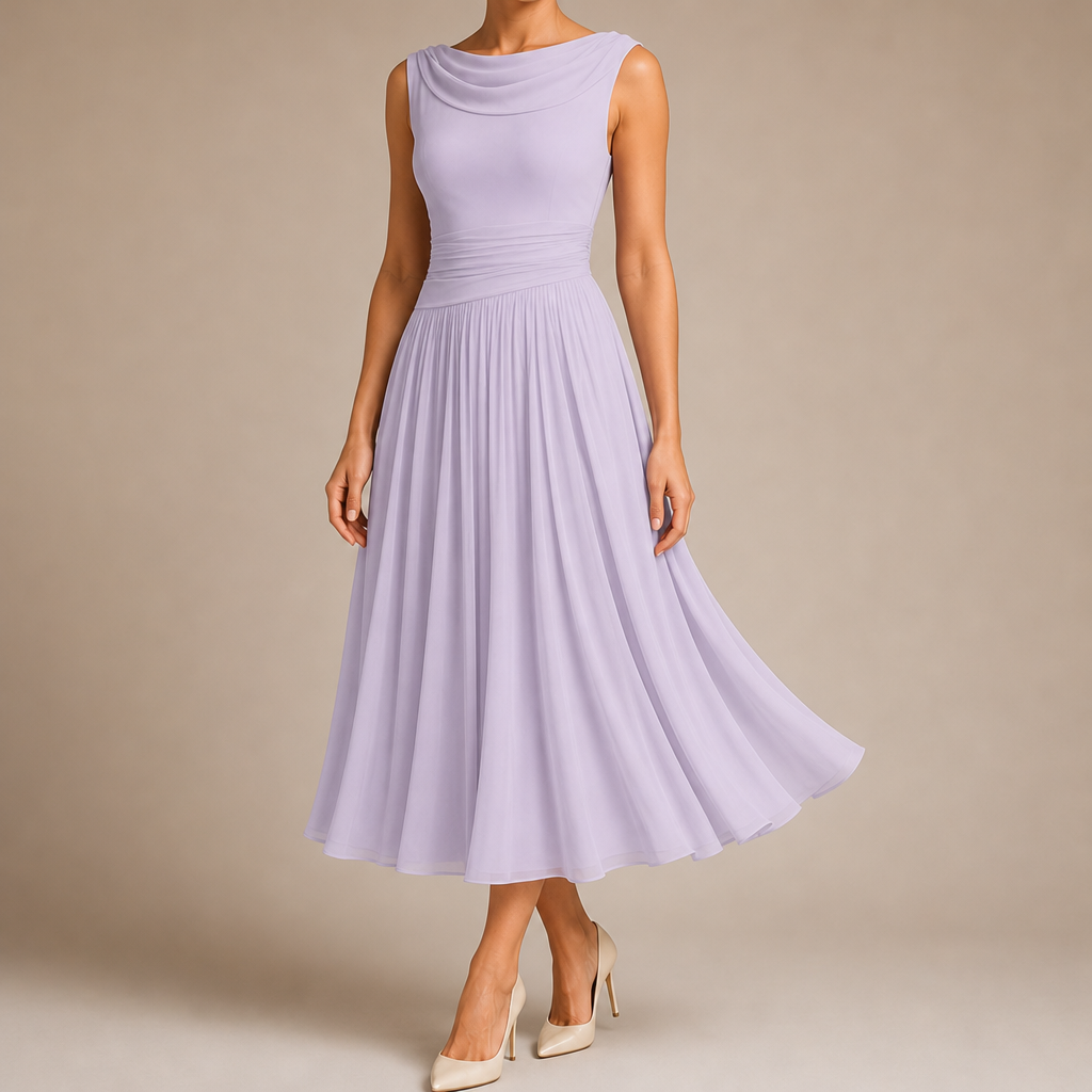 Cascina Pleated Dress