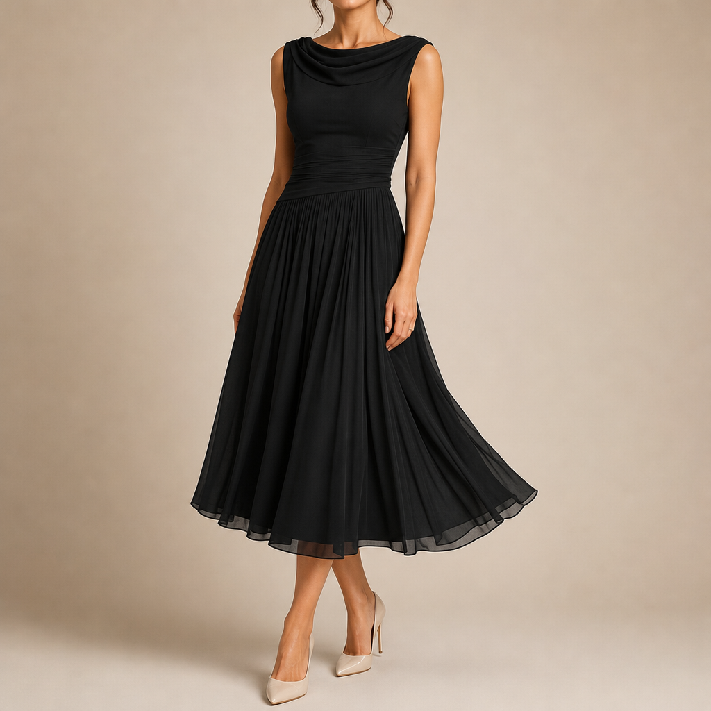 Cascina Pleated Dress