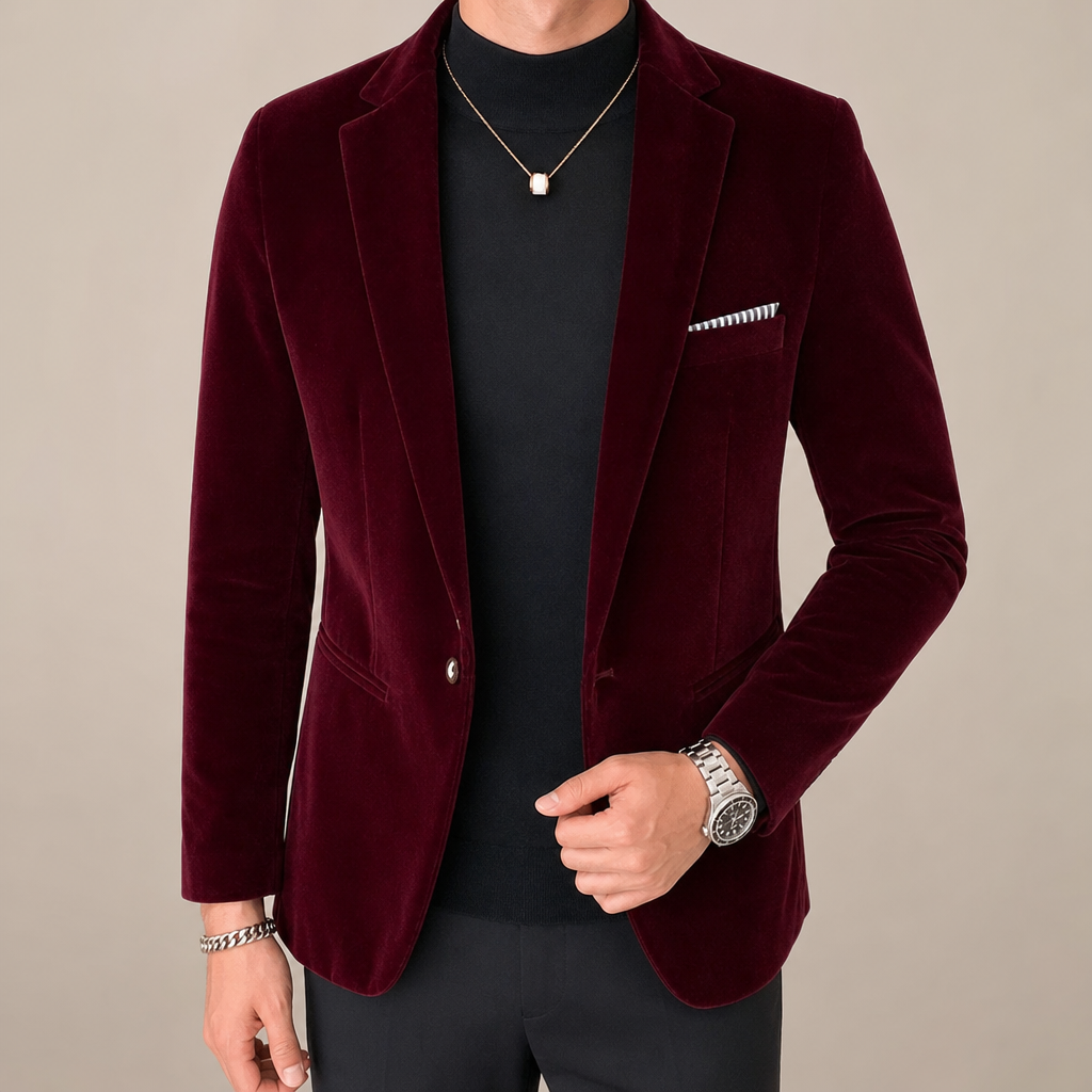 Lugano Velvet Blazer
