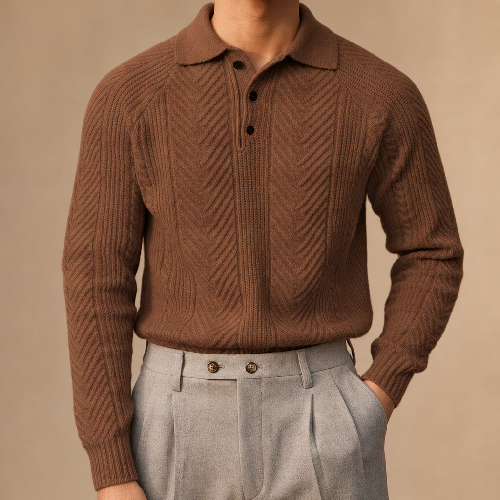 Alba Knitted Polo