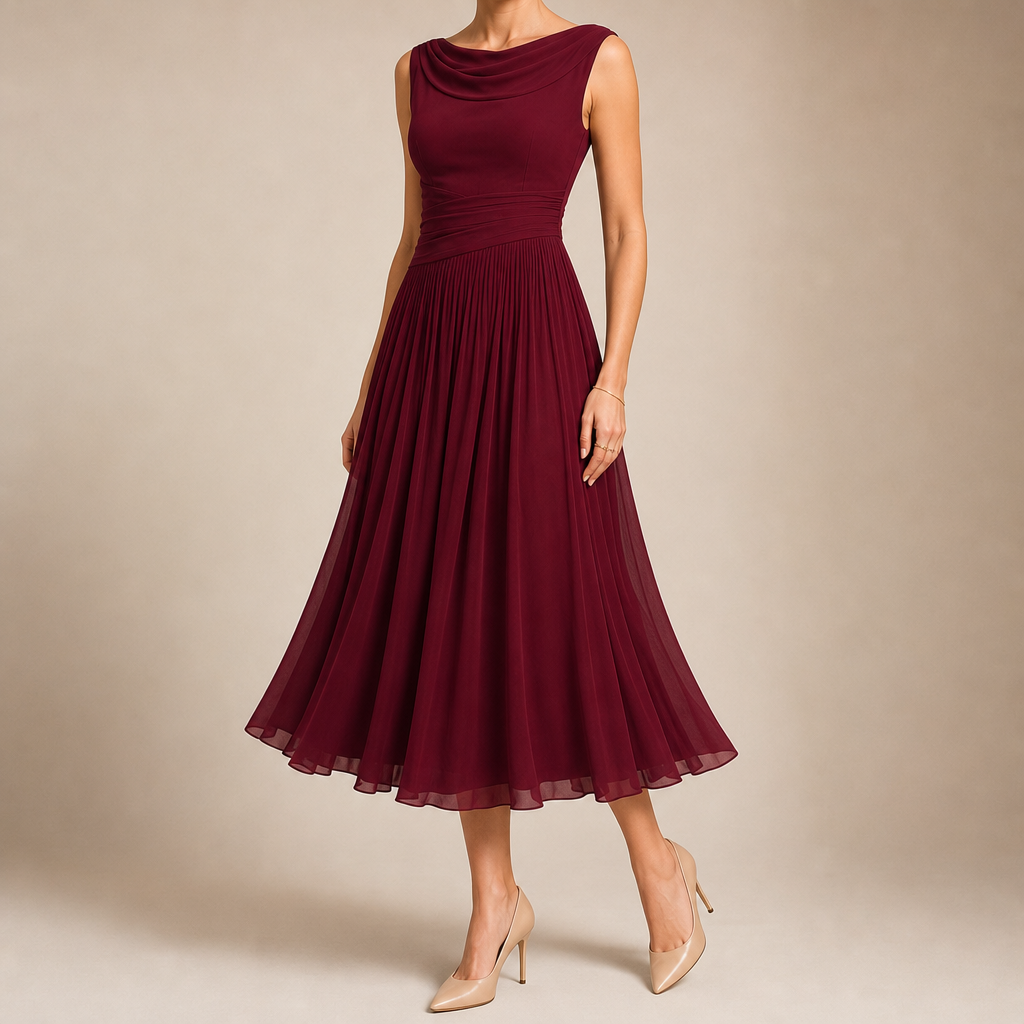 Cascina Pleated Dress