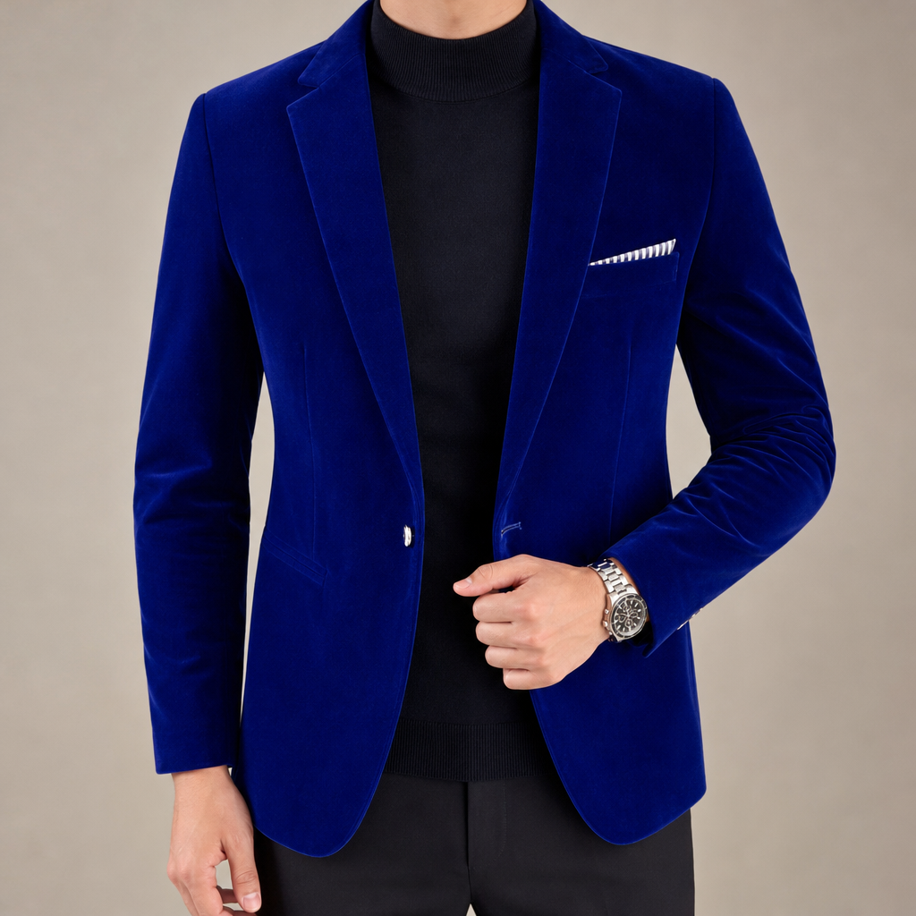 Lugano Velvet Blazer