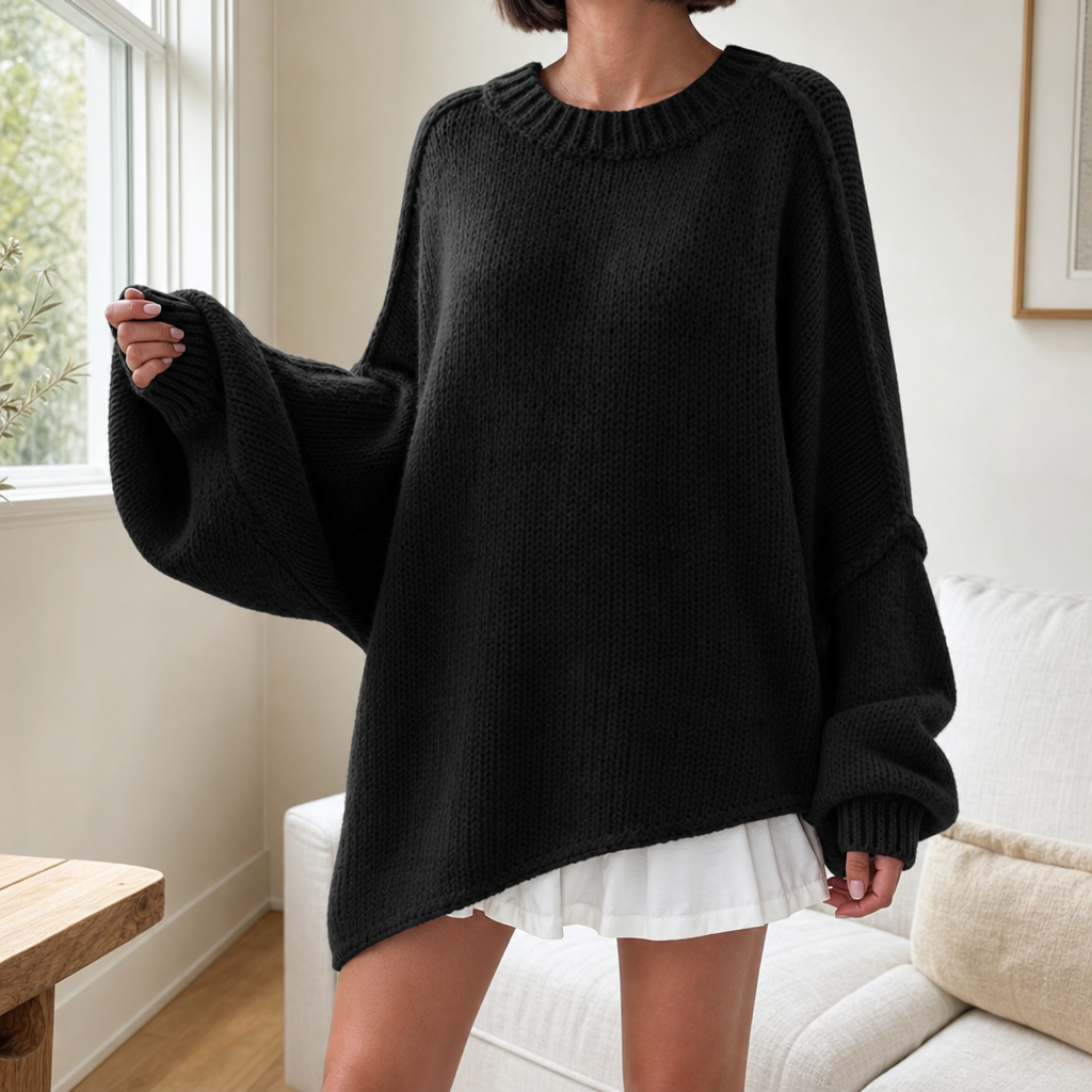 Poncho Cotton Sweater