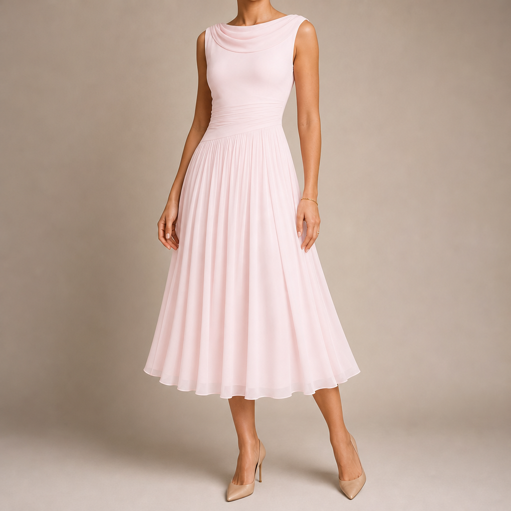 Cascina Pleated Dress