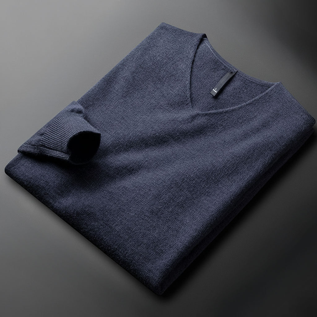 The Monarch Luxe V-Neck Sweater - CristianLavian