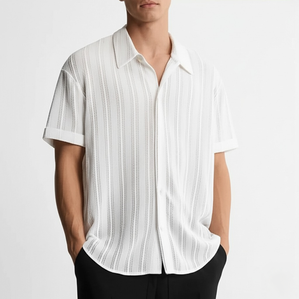 The Sandstone Knit Resort Shirt - CristianLavian
