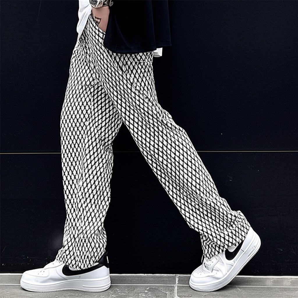 The NeoWave Patterned Wide-Leg Pants