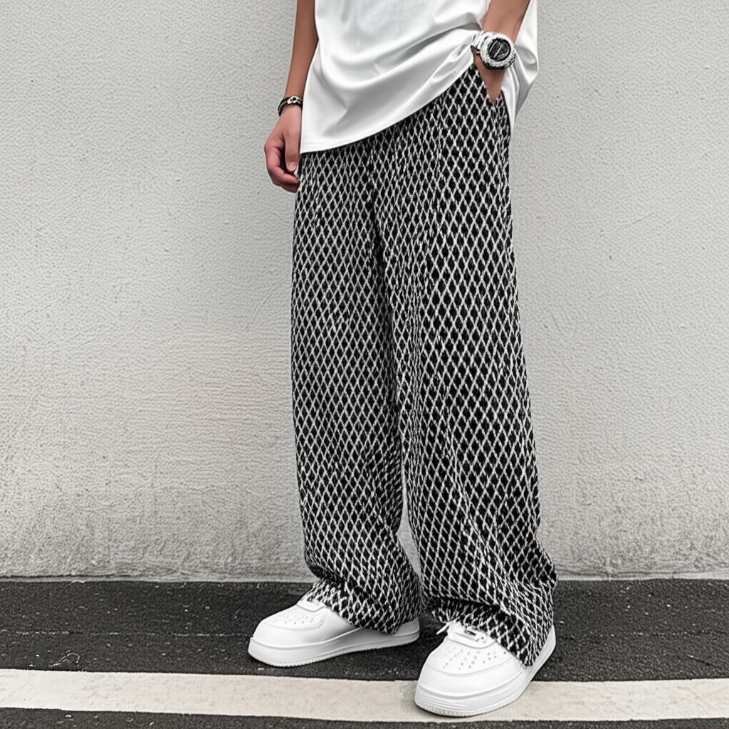 The NeoWave Patterned Wide-Leg Pants