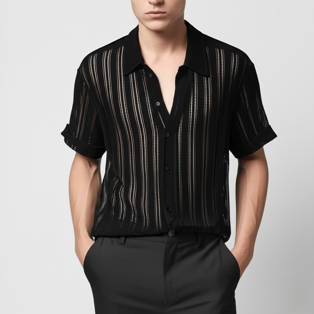 The Sandstone Knit Resort Shirt - CristianLavian