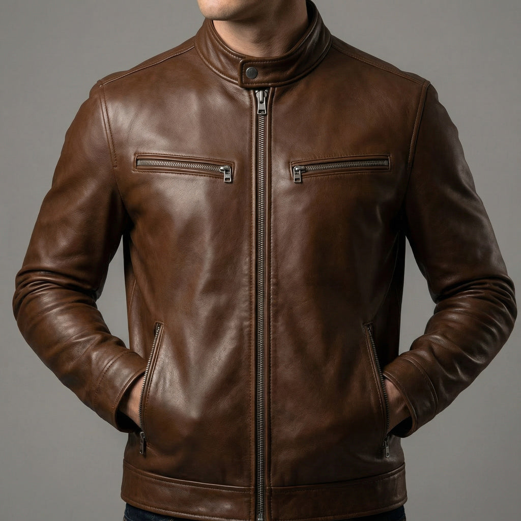 NightFall Leather Jacket - CristianLavian